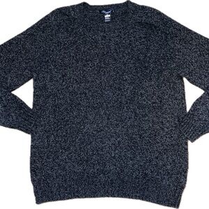 Blumarine Men’s Wool Blend Sweater Gray Marled Knit Crewneck Made in Italy